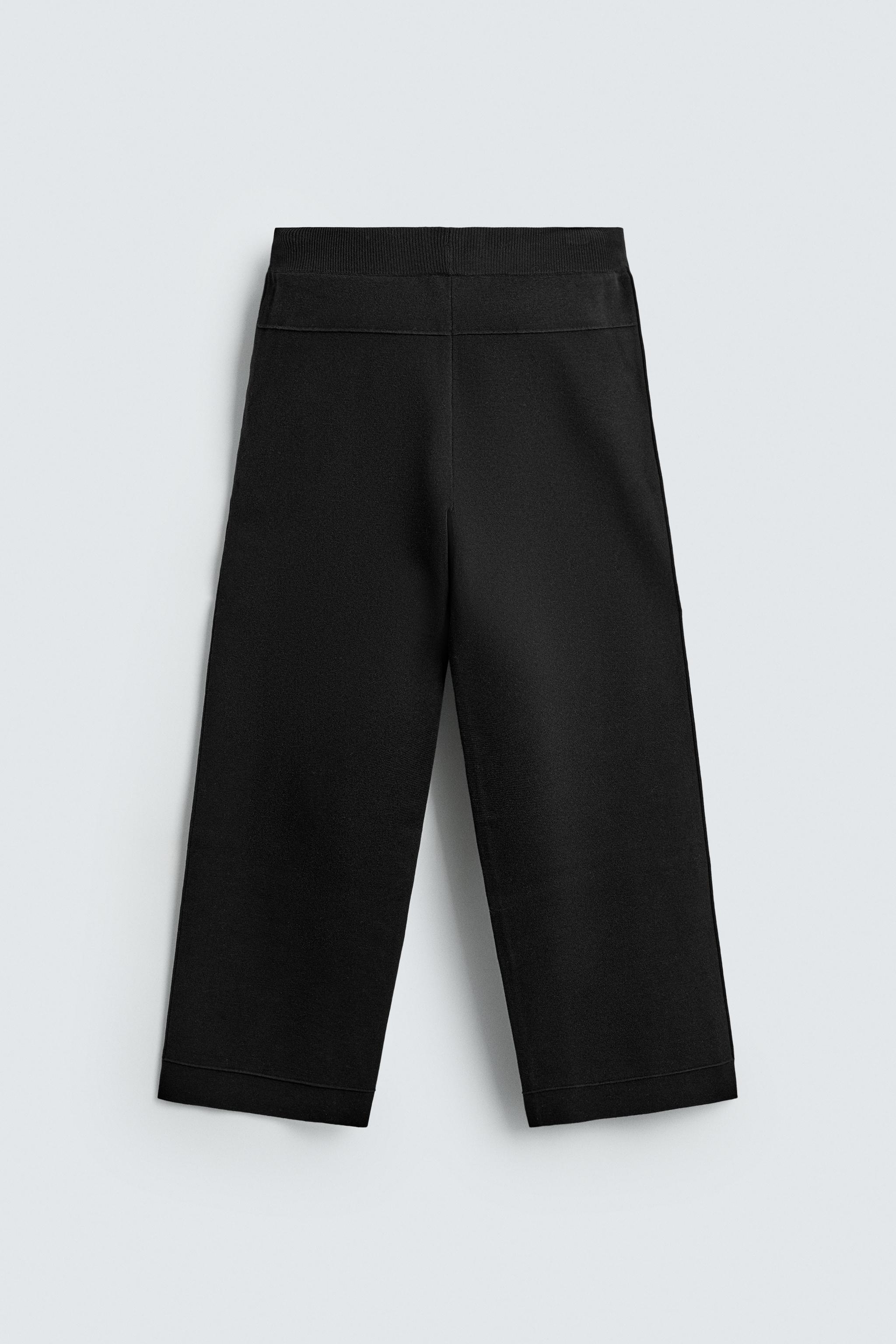 KNIT WIDE FIT PANTS